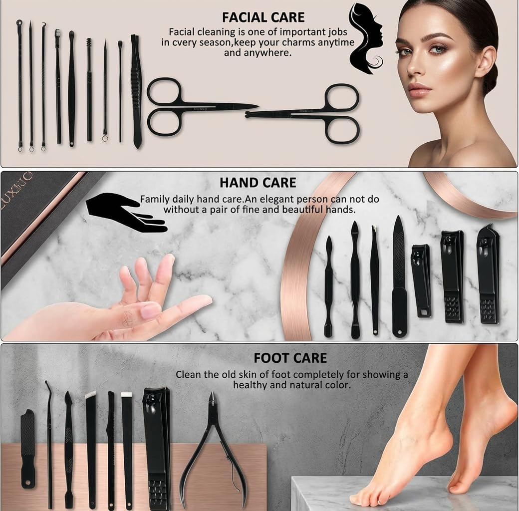 Professional Manicure and Pedicure Set