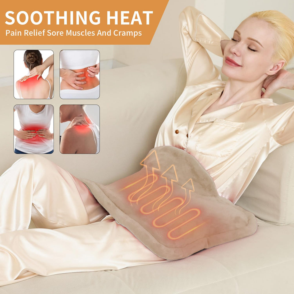 Heating Pad for Neck and Shoulders and Back Pain Relief