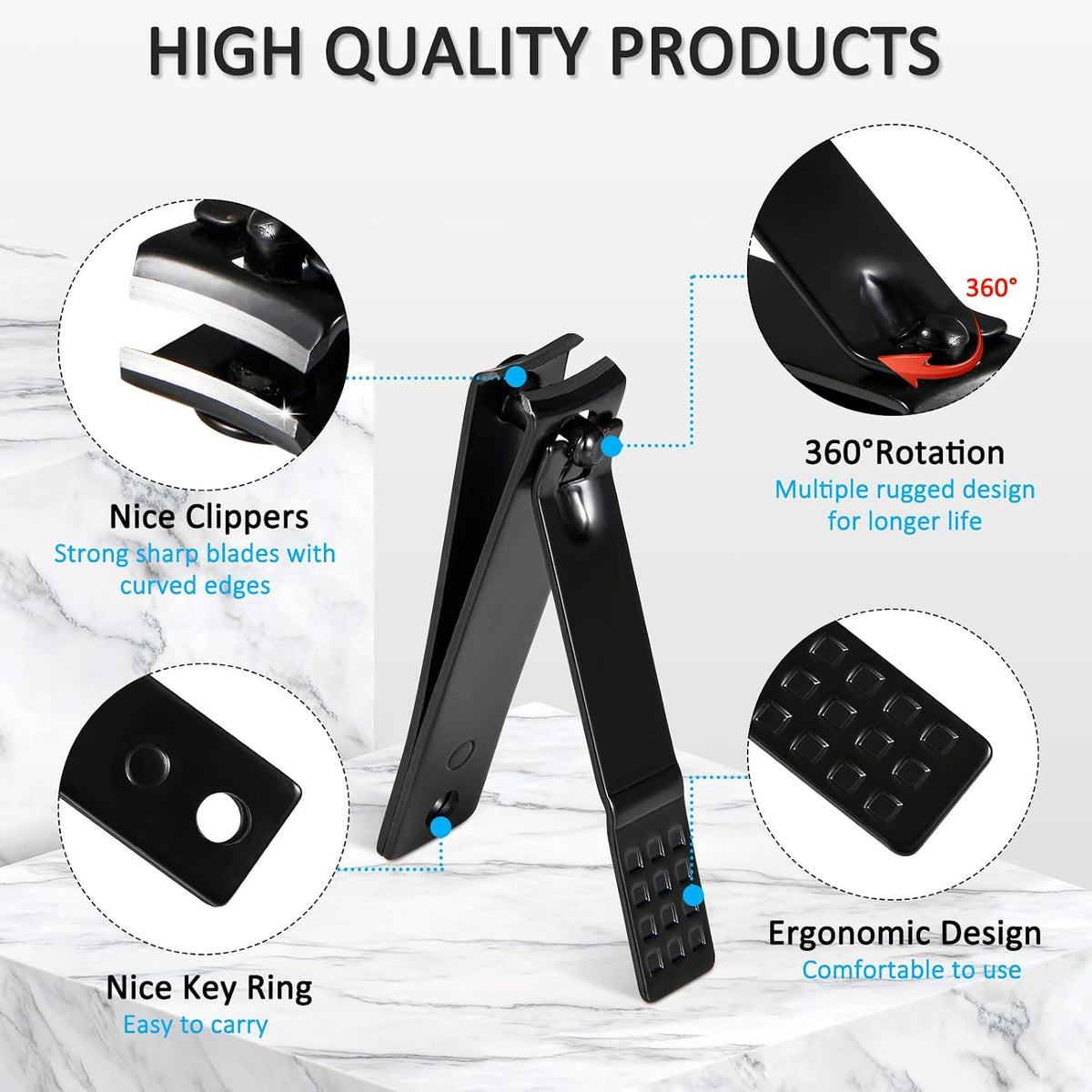 Professional Manicure and Pedicure Set