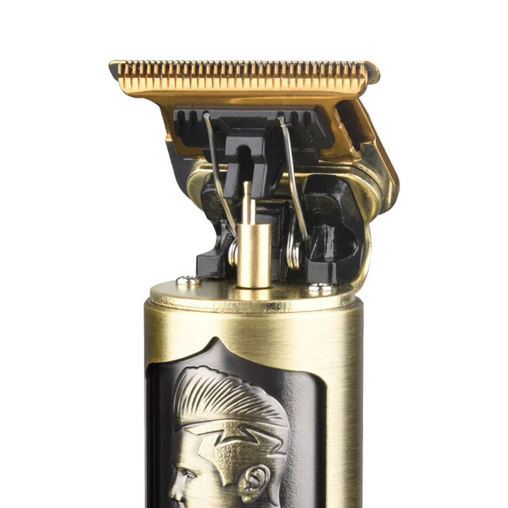 Vintage Hair Clipper USB Charging Hair Cutting Machine Electric Hair Trimmer Portable Shaver Professional Barber Boyfriend Gift